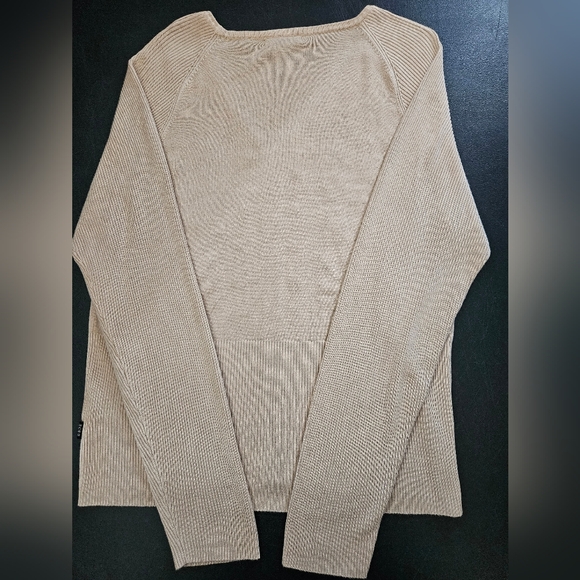 NWOT - BCBGMaxAzria Silk Blend Tan Jersey - Size XL - Picture 6 of 11